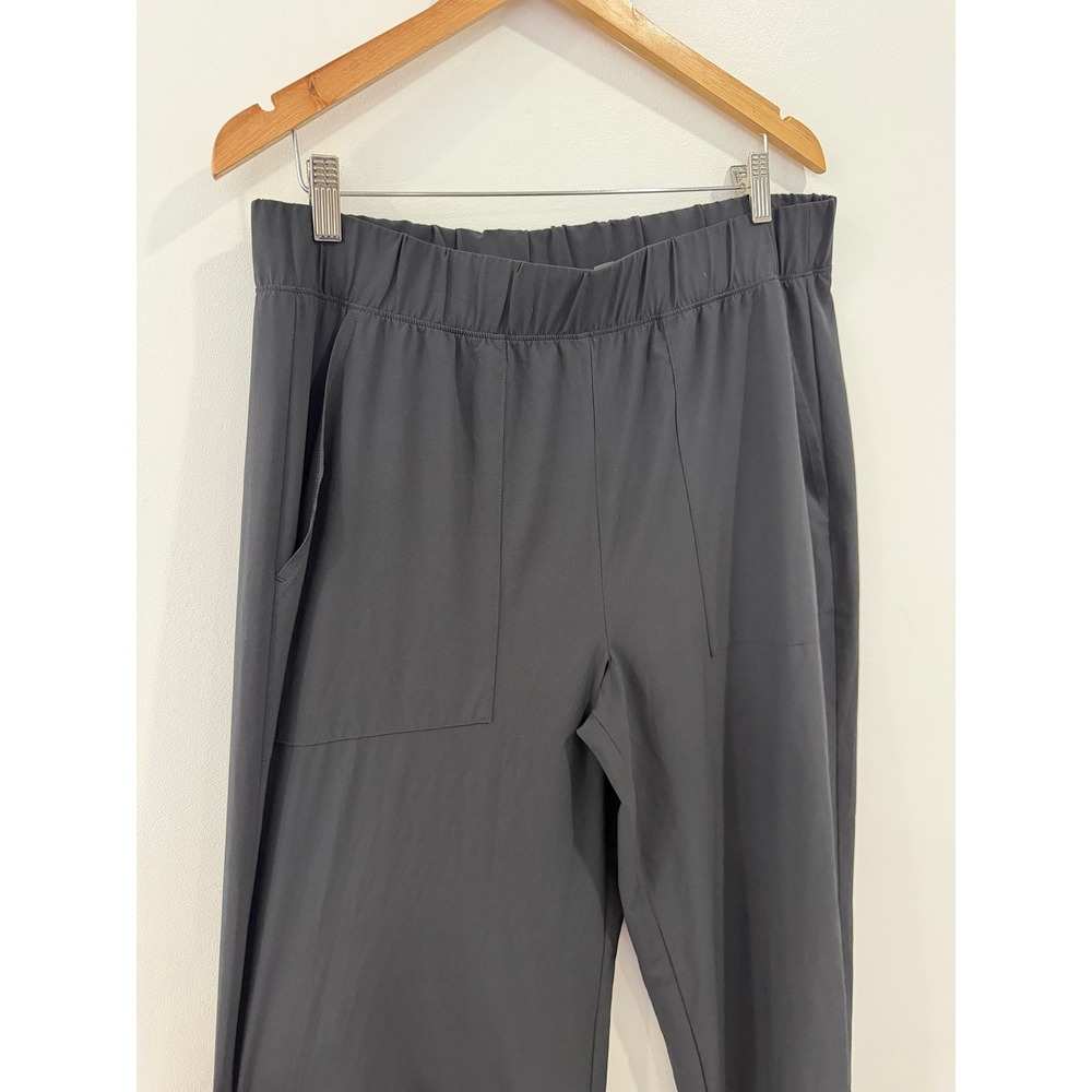 Beyond Yoga Womens XL‎ Easy Wide Leg Pants Black Elastic Waist Pockets Lounge - Picture 3 of 7